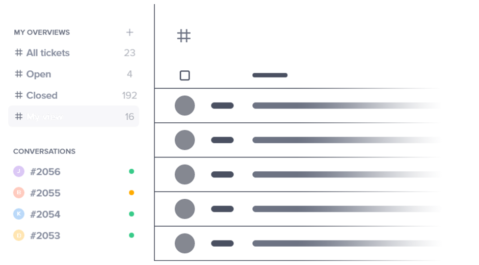 Ticketing system feature